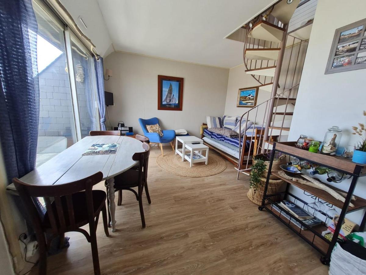 Duplex Face A La Mer - Le Studio D'Adal Киберон Экстерьер фото
