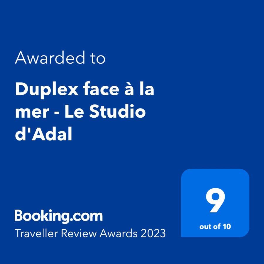 Duplex Face A La Mer - Le Studio D'Adal Киберон Экстерьер фото